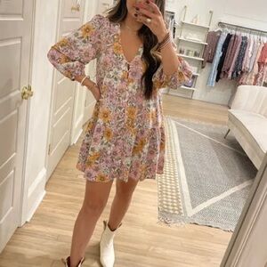 NWT Minkpink Ester Mini Floral Dress